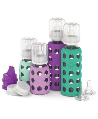 Lifefactory Bottle Starter Set 4Pk Lavender
