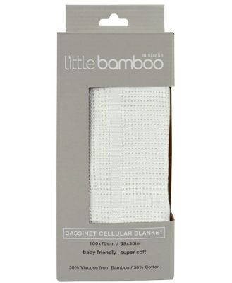 Little Bamboo Bassinet Cellular Blanket
