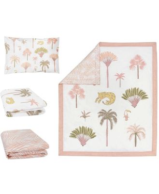 Lolli Living Tropical 4 Piece Nursery Set - Blush