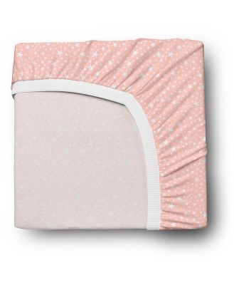 Love To Dream Cot Fitted Sheet Pink 2 Pack
