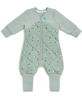 Love To Dream Sleep Suit Cotton & Merino Wool 2.5 Tog Olive Size 24-36 Months