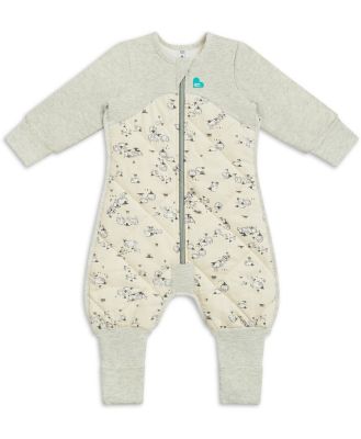Love To Dream Sleep Suit Cotton & Merino Wool 3.5 Tog Sand Size 24-36 Months