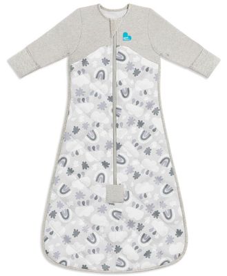 Love To Dream Sleeping Bag & Wool 2.5 Tog Rain to Rainbow Grey 18-36 Months (Online Only)