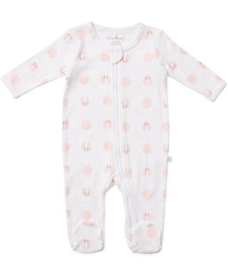 Marquise Coverall Zip Bunny Spot Pink