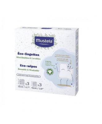 Mustela Eco Reusable Wipes 6Pk - ONLINE Only