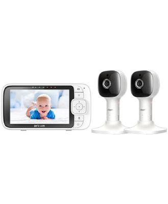 Oricom Video Monitor with Remote Function Nursery Pal Cloud Twin Pack OBH500-2