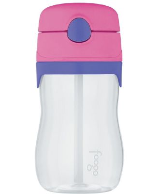 Thermos Foogo Tritan Drink Bottle with Straw - Pink - 360ml