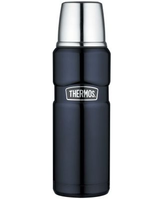 Thermos S Steel Flask 470Ml Blue