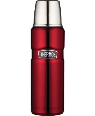 Thermos S Steel Flask 470Ml Red