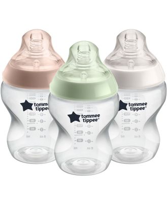 Tommee Tippee Closer To Nature Bottles - 260ml - 3 Pack
