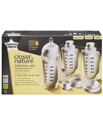 Tommee Tippee Closer To Nature Express & Go Starter Kit