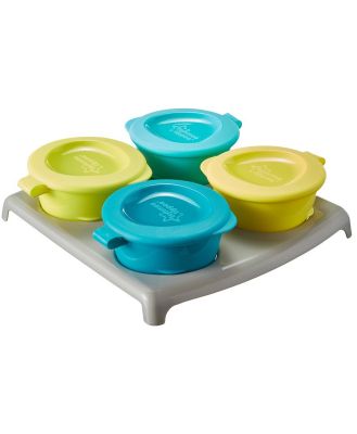 Tommee Tippee Freezer Pots And Tray 4 Pack