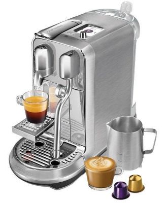 Breville Creatista Plus Nespresso Coffee Machine - Stainless Steel