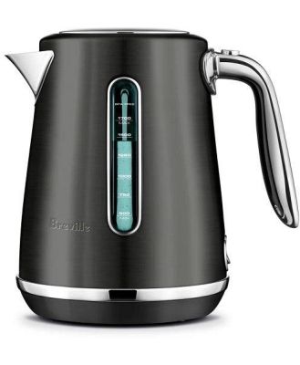 Breville The Soft Top Luxe 1.7 Litre Kettle - Black Stainless Steel