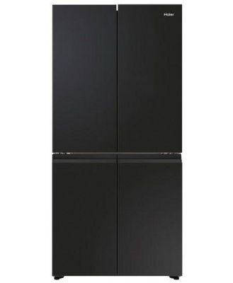 Haier 463 Litre Quad Door Refrigerator - Black Stainless Steel
