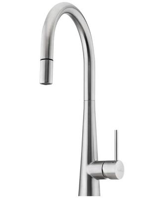 Oliveri Goos Neck Mixer Pull Out Lead Free - Stainless Steel