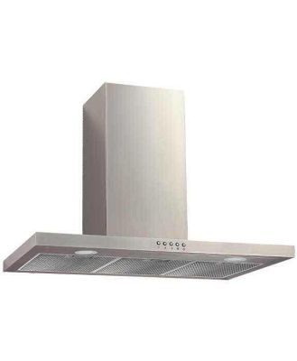 Omega 90cm Canopy Rangehood - Stainless Steel