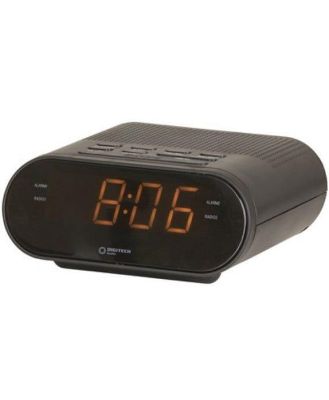 Techbrands LED Clock with AM/FM Radio