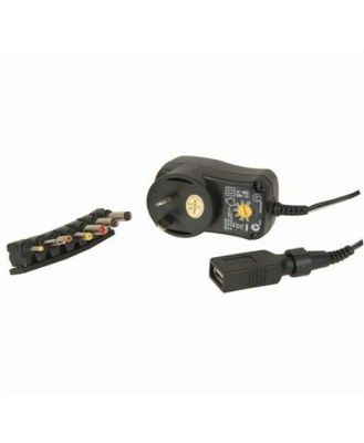 Techbrands Power Supply 7DC Plugs and USB Outlet
