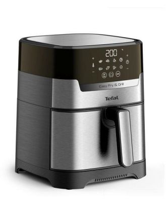 Tefal 4.2-Litre Easy Fry & Grill Deluxe Air Fryer - Black/Silver