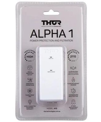 Thor Alpha 1 Single Outlet Power Filter and Surge Protector