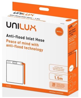 Unilux 1.5m Dishwasher Anti-Flood Inlet Hose