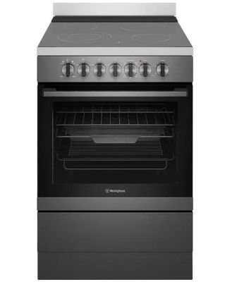 Westinghouse 60cm Freestanding Electric Cooker - Dark Stainless Steel