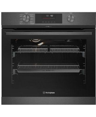 Westinghouse 60cm Mutli-Function 10 Pyrolytic Oven - Airfry-Steambake Dark SS