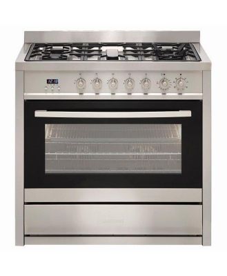 Euromaid 90cm Freestanding Dual Fuel Cooker