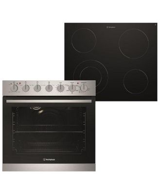 Westinghouse 60cm Multifunction Electric Oven with Ceramic Cooktop