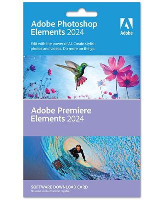 Adobe Photoshop & Premiere Elements 2024 WIN ESD 9337694083158