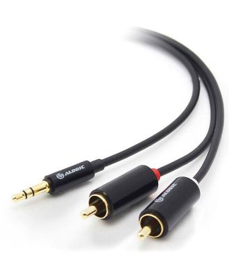 Alogic 3.5mm Stereo Audio to 2 X RCA Stereo Cable AD-SPL-02