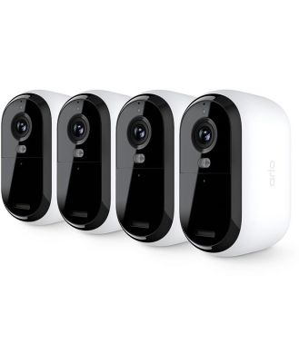 Arlo Essential Outdoor Security Camera 2K (4 camera pack) VMC3450-100AUS