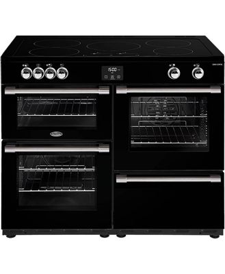 Belling CookCentre Deluxe 110cm Induction Range Cooker - Black BCC1100IB