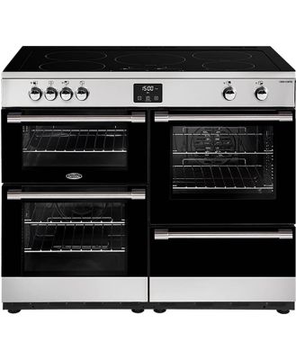 Belling CookCentre Deluxe 110cm Induction Range Cooker - Stainless Steel BCC1100ISS