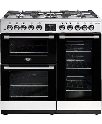 Belling CookCentre Deluxe 90cm Dual Fuel Range Cooker - Stainless Steel BCC900DFSS