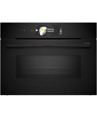 Bosch 60cm Accentline Compact Combination Pyrolytic Oven with Microwave - TFT Touch Display Pro CMG978NB1A