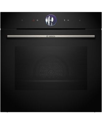 Bosch 60cm Series 8 Multifunction Pyrolytic oven with added steam - TFT Touch display Plus HRG776MB1A