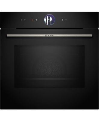 Bosch 60cm Series 8 Multifunction Pyrolytic oven with Microwave - TFT Touch display Plus HMG7761B1A