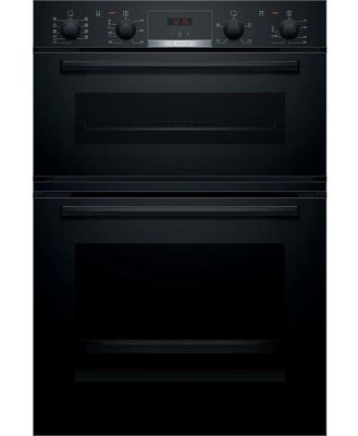 Bosch Serie 4 Built-in double oven Black MBA534BB0A