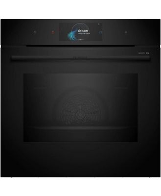 Bosch Series 8 Built-in oven with steam function 60 x 60 cm Black HSG958DB1A