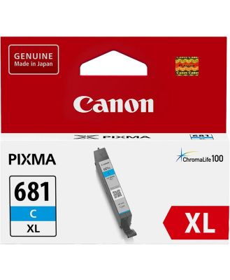 Canon 681 XL Cyan Ink Cartridge CLI681XLC