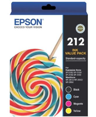 Epson C13212 Std Capacity Ink CartridgeValue Pack T02R692