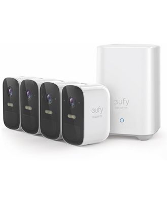 Eufy eufyCam 2C Full-HD Wireless Home Security System (4 Pack) T8833CD2