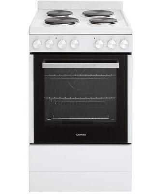 Euromaid 54cm Electric Freestanding Cooker White EFS54FC-SEW
