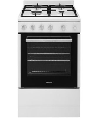 Euromaid 54cm Gas Freestanding Cooker EFS54FC-SGW
