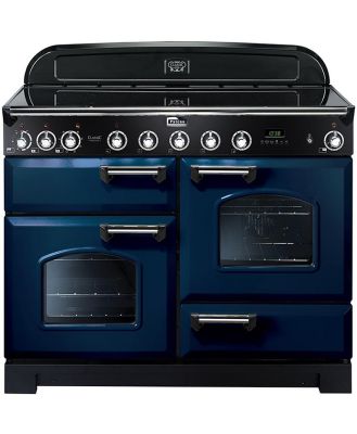 Falcon Classic Deluxe 110CM Induction Range Cooker Royal Blue/Chrome CDL110EIRB/CH