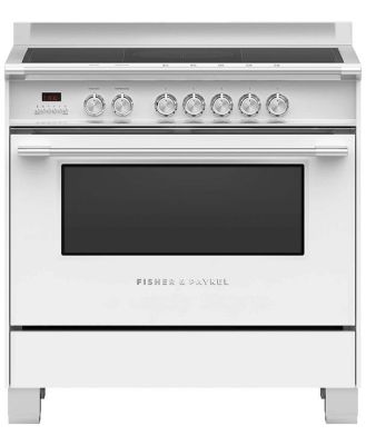 Fisher & Paykel Series 7 Freestanding Cooker, Induction, 90cm, 5 Zones with SmartZone OR90SCI4W1