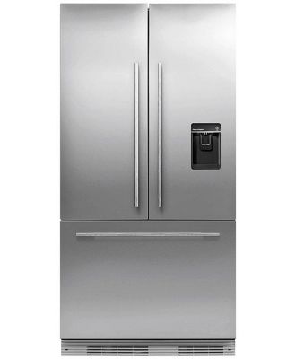 Fisher & Paykel Series 7 Integrated French Door Refrigerator Freezer, 90cm, Ice & Water RS90AU1