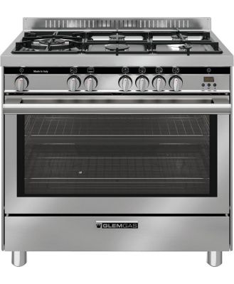 Glem Gas 90cm Stainless Steel Gas Cooker GS965GG